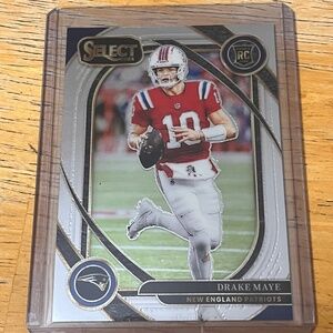 2024 Select Club Level Drake Maye Rookie Card New England Patriots Super Bowl